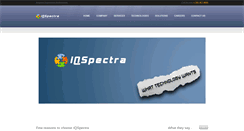 Desktop Screenshot of iqspectra.com